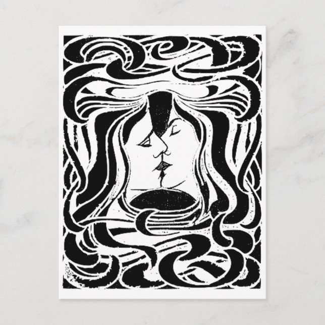 The Kiss Postcard (Front)