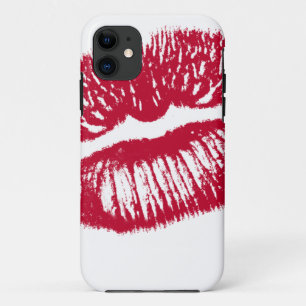 The Kiss, Red Lips Case-Mate iPhone Case