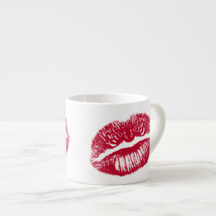 The Kiss, Red Lips Espresso Cup