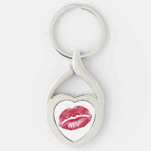 The Kiss, Red Lips Key Ring