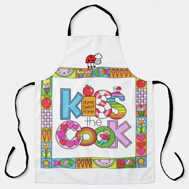 The Kiss the Cook Apron (Front)