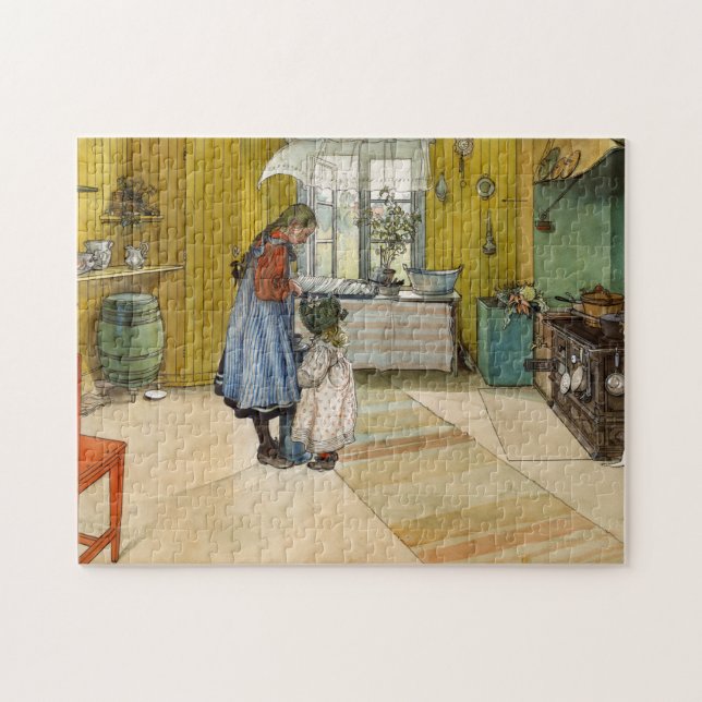 The Kitchen, 1898 by Carl Larsson Jigsaw Puzzle (Horizontal)