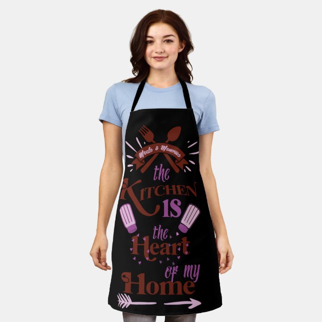 The kitchen is the heart of my home apron (Worn)