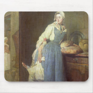 The Kitchen Maid with Provisions, 1739 Mouse Pad