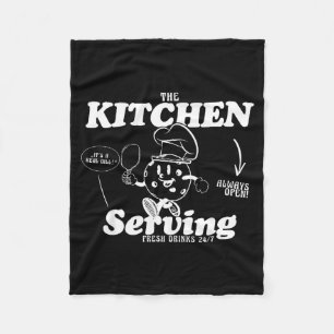 The kitchen pickleball gift for pickle ball player fleece blanket