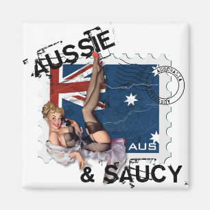 The Kitsch Bitsch : Aussie & Saucy Pin-Up Magnet