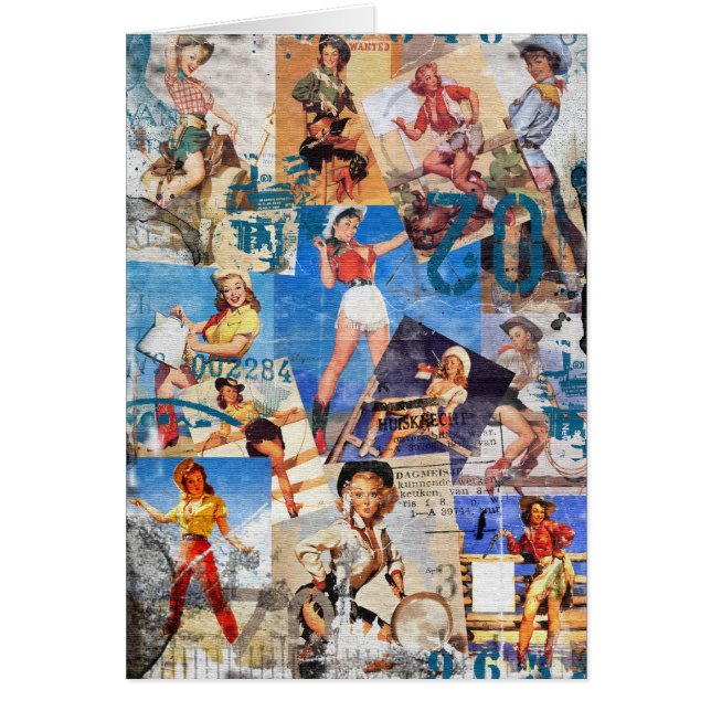 The Kitsch Bitsch : Destroyed Cowgirl Pin-Up No.1 (Front)