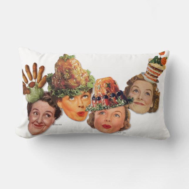 The Kitsch Bitsch : Disembodied Ladies of Kitsch Lumbar Cushion (Front)