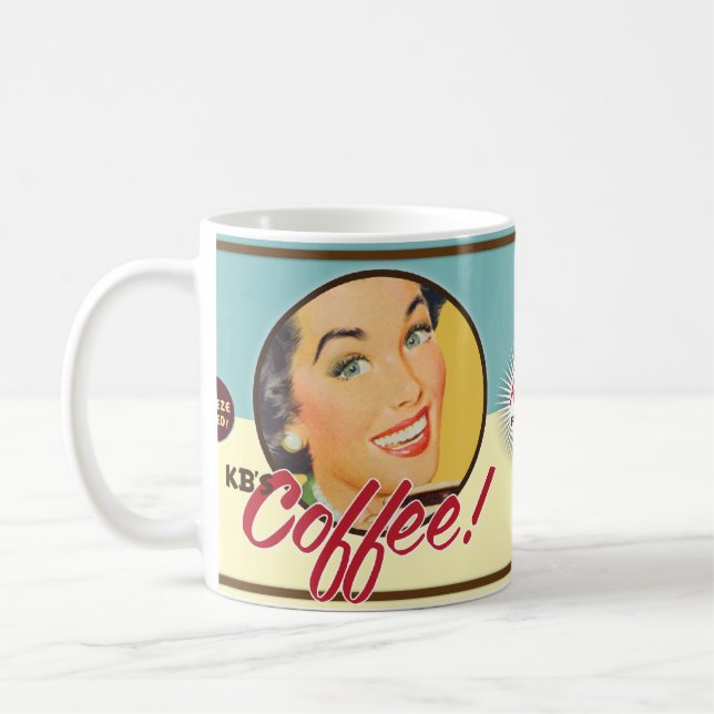 The Kitsch Bitsch : KB's Coffee! Coffee Mug (Left)