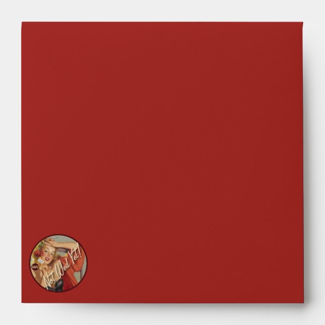 The Kitsch Bitsch : Not Wed Yet! Envelope (Front)