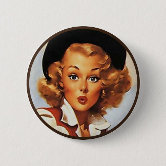 The Kitsch BItsch : Pin-Up Portraits 6 Cm Round Badge