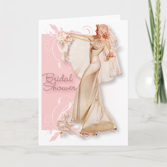 The Kitsch Bitsch : Retro Bridal Shower Invitation (Front)