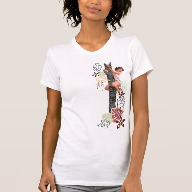 The Kitsch Bitsch : Up A Tiki Tree! T-Shirt (Front)