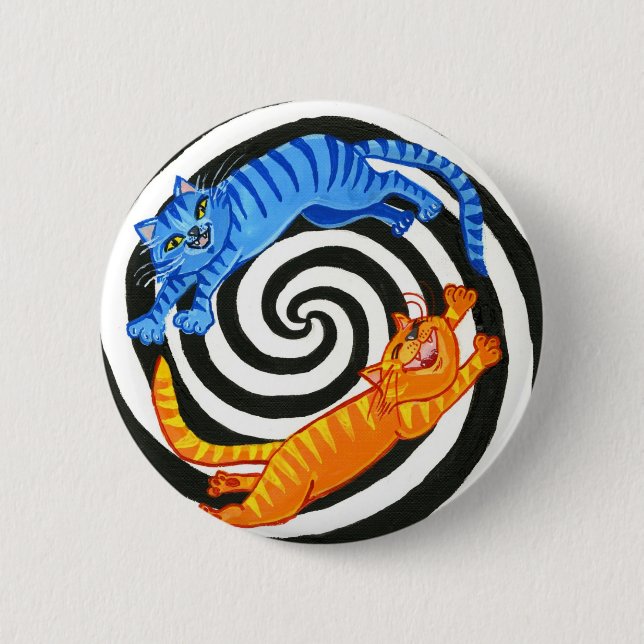 The Kitten Zone 6 Cm Round Badge (Front)