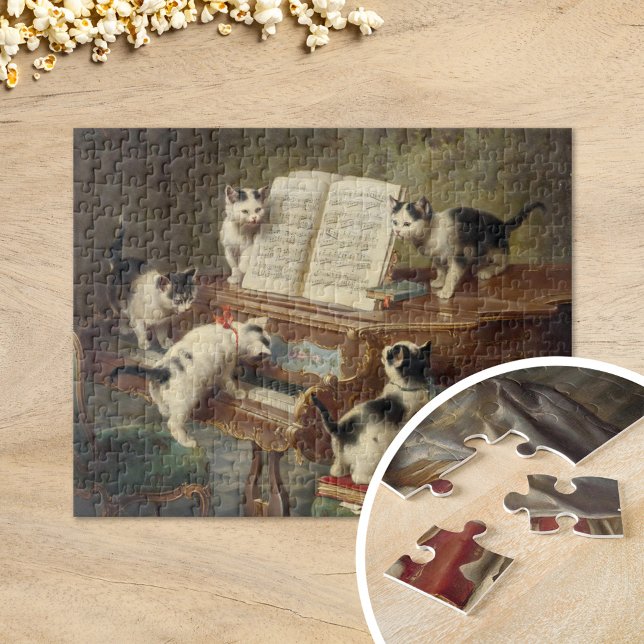 The Kittens’ Recital | Carl Reichert Jigsaw Puzzle (Creator Uploaded)