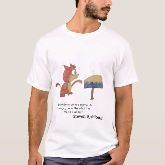 The Kitty & the Zoetrope T-Shirt (Front)