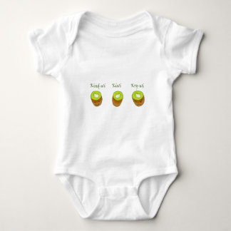 The kiwi trio baby bodysuit