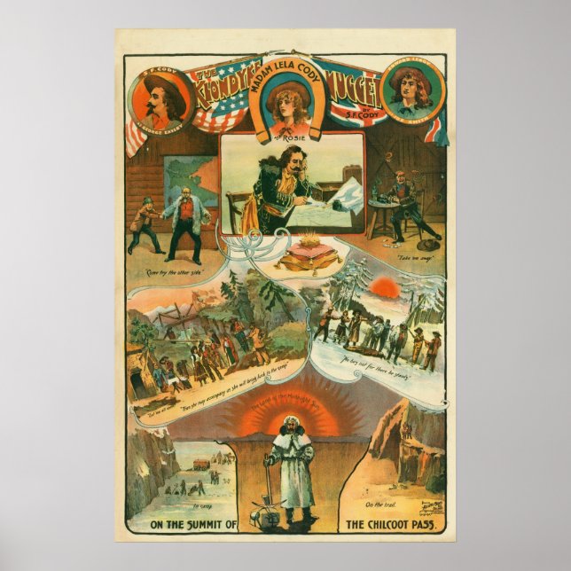 "The Klondyke Nugget" Poster, ca. 1898 Poster (Front)