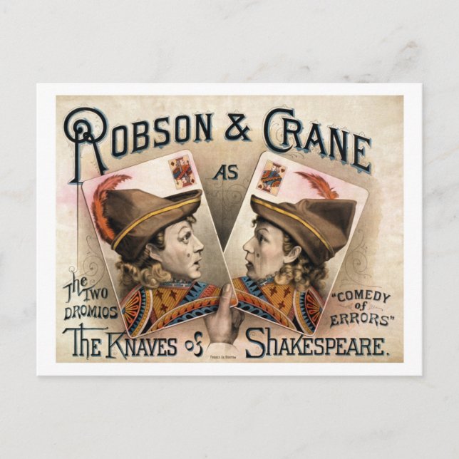The Knaves of Shakespeare Postcard (Front)