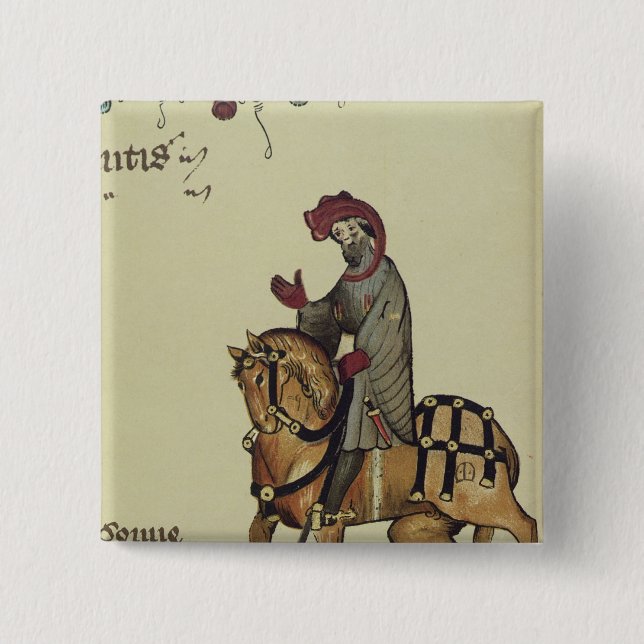 The Knight, facsimile detail from 15 Cm Square Badge (Front)