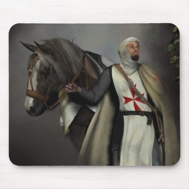 The knight templar mouse pad (Front)