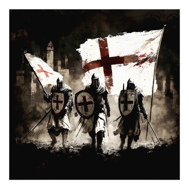 The Knights Templar Enter the Holy City   Photo Print (Front)