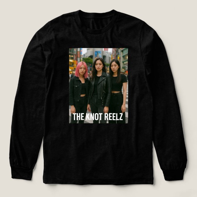 The knot reelz  Tri-Blend shirt (Design Front)