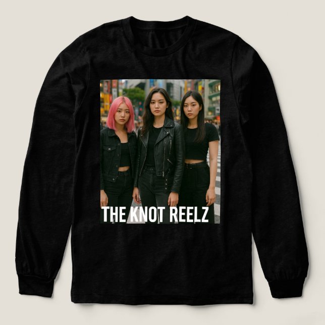 The knot reelz  Tri-Blend shirt (Design Front)