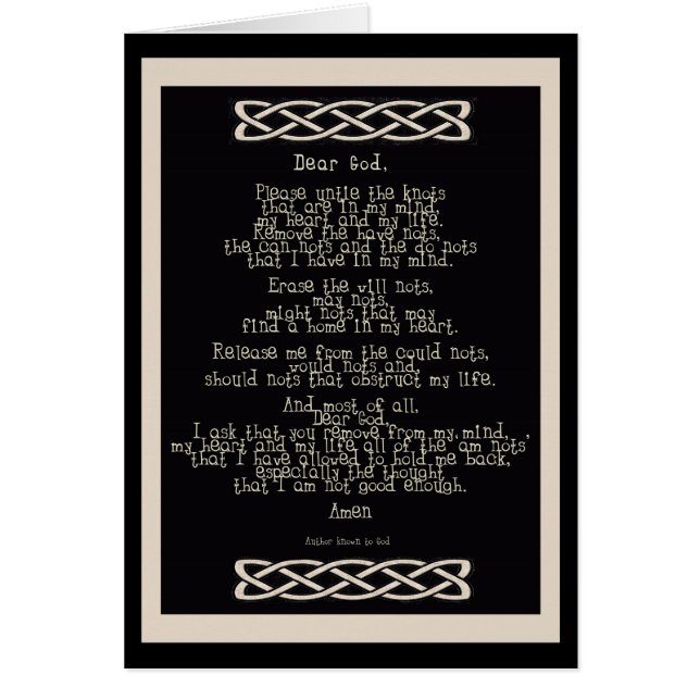 The Knots Prayer (Front)