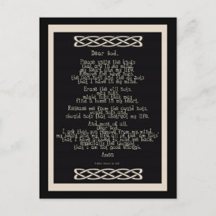 The Knots Prayer Postcard