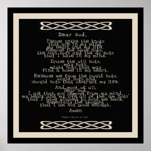 The Knots Prayer Poster (Front)