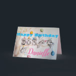 The Koala's Birthday Party Watercolour Childs Card<br><div class="desc">The Koala's Birthday Party Watercolour Childs Card. A very sweet card for anyone you love. Designed written and painted by me from one of my original watercolor paintings.</div>