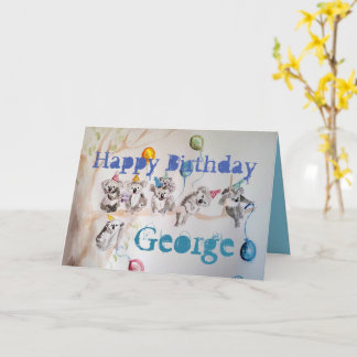 The Koala's Birthday Party Watercolour Childs Card