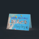 The Koala's Birthday Party Watercolour Girls Card<br><div class="desc">The Koala's Birthday Party Watercolour Childs Card. A very sweet card for anyone you love. Designed written and painted by me from one of my original watercolor paintings.</div>