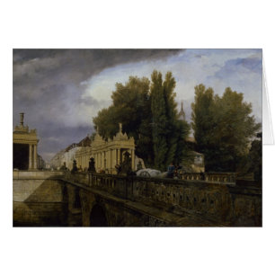 The Konigsbrucke on Konigsstrasse, Berlin, 1835