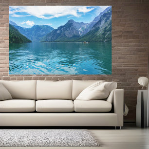 The Königssee in Bavaria, Berchtesgaden Canvas Print