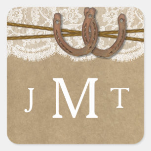 The Kraft, Lace & Horseshoe Collection Seals