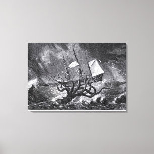 The Kraken Canvas Print