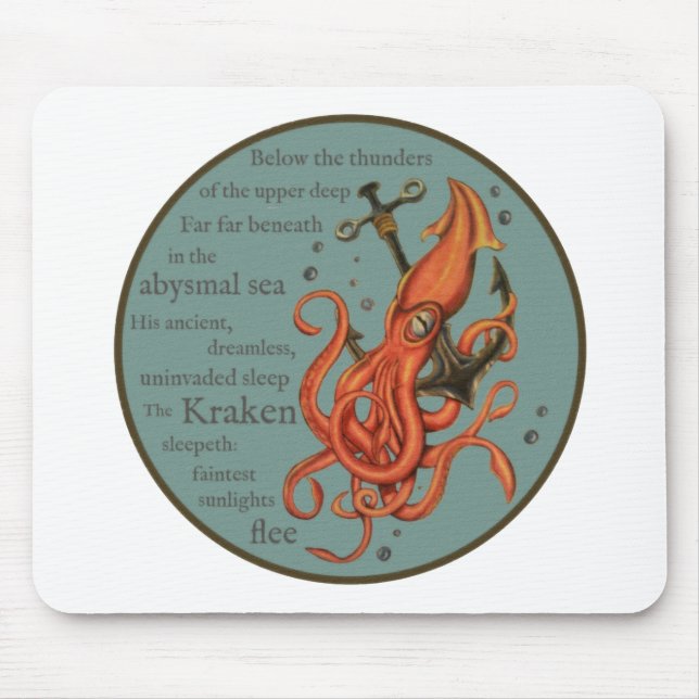 The Kraken Mouse Pad (Front)