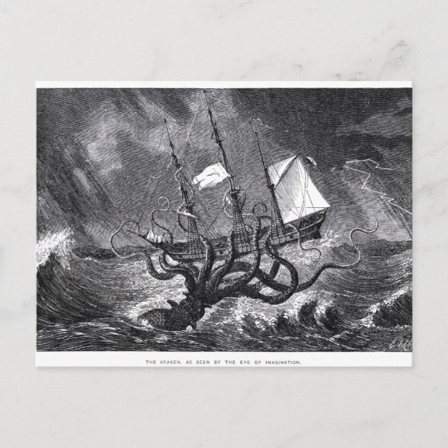 The Kraken Postcard (Front)