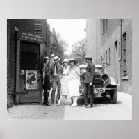The Krazy Kat Speakeasy, 1921. Vintage Photo