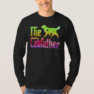 The Labfather Labrador Retriever Tie Dye Lab Dog D T-Shirt