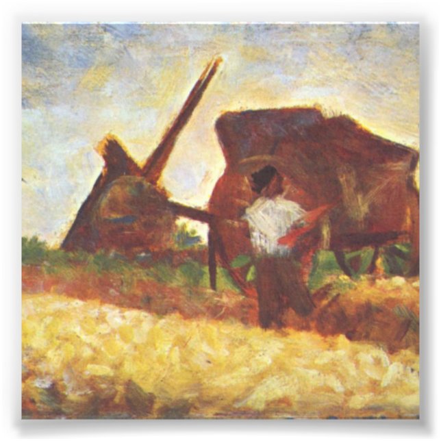 The Laborers by Georges Seurat Photo Print (Front)