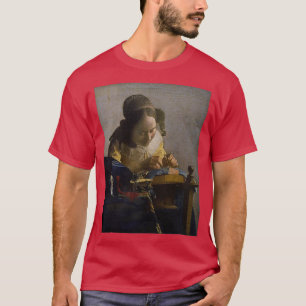 The Lacemaker 1670 Johannes Vermeer T-Shirt