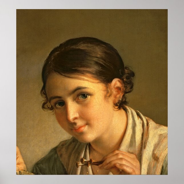 The Lacemaker, 1823 Poster (Front)