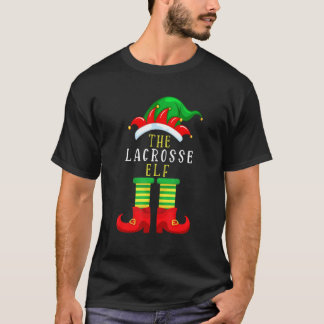 The Lacrosse Elf Christmas  Family Matching Xmas T-Shirt