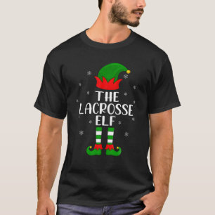 The Lacrosse Elf Christmas Party Matching Family X T-Shirt