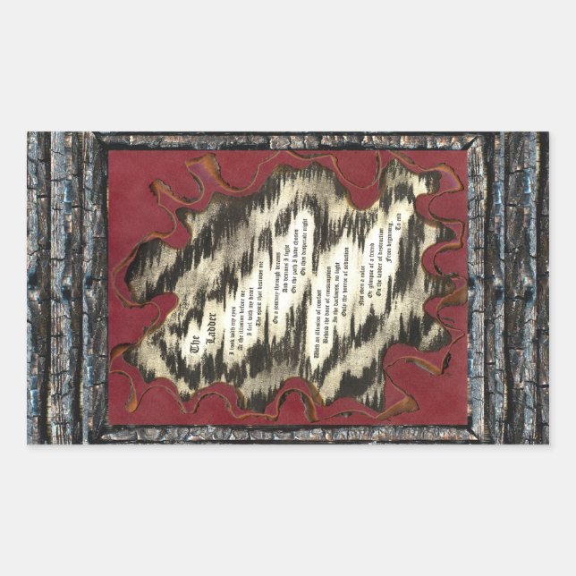 The Ladder Rectangular Sticker (Front)