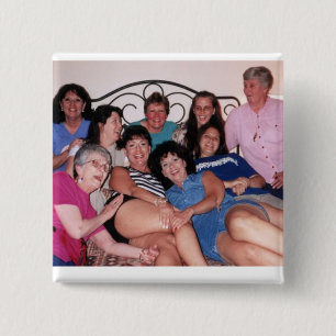 the ladies 15 cm square badge