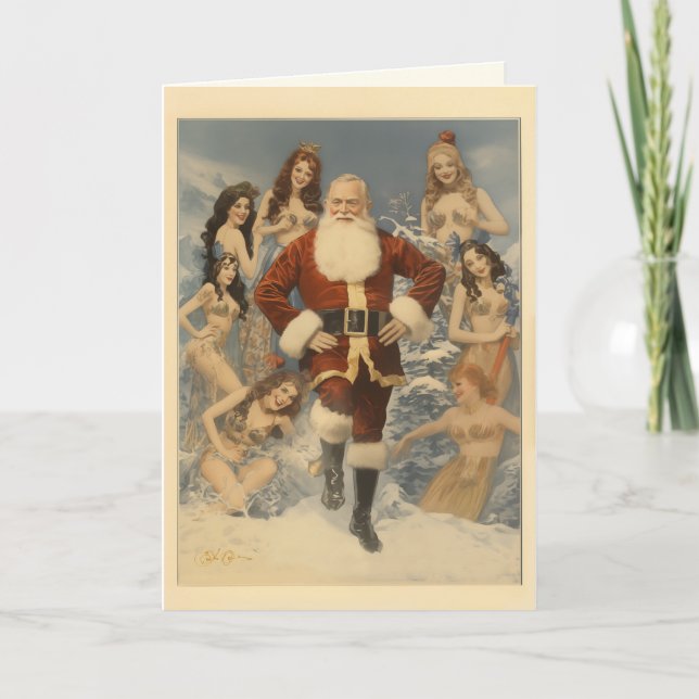 The Ladies' Man Holiday Card (Front)